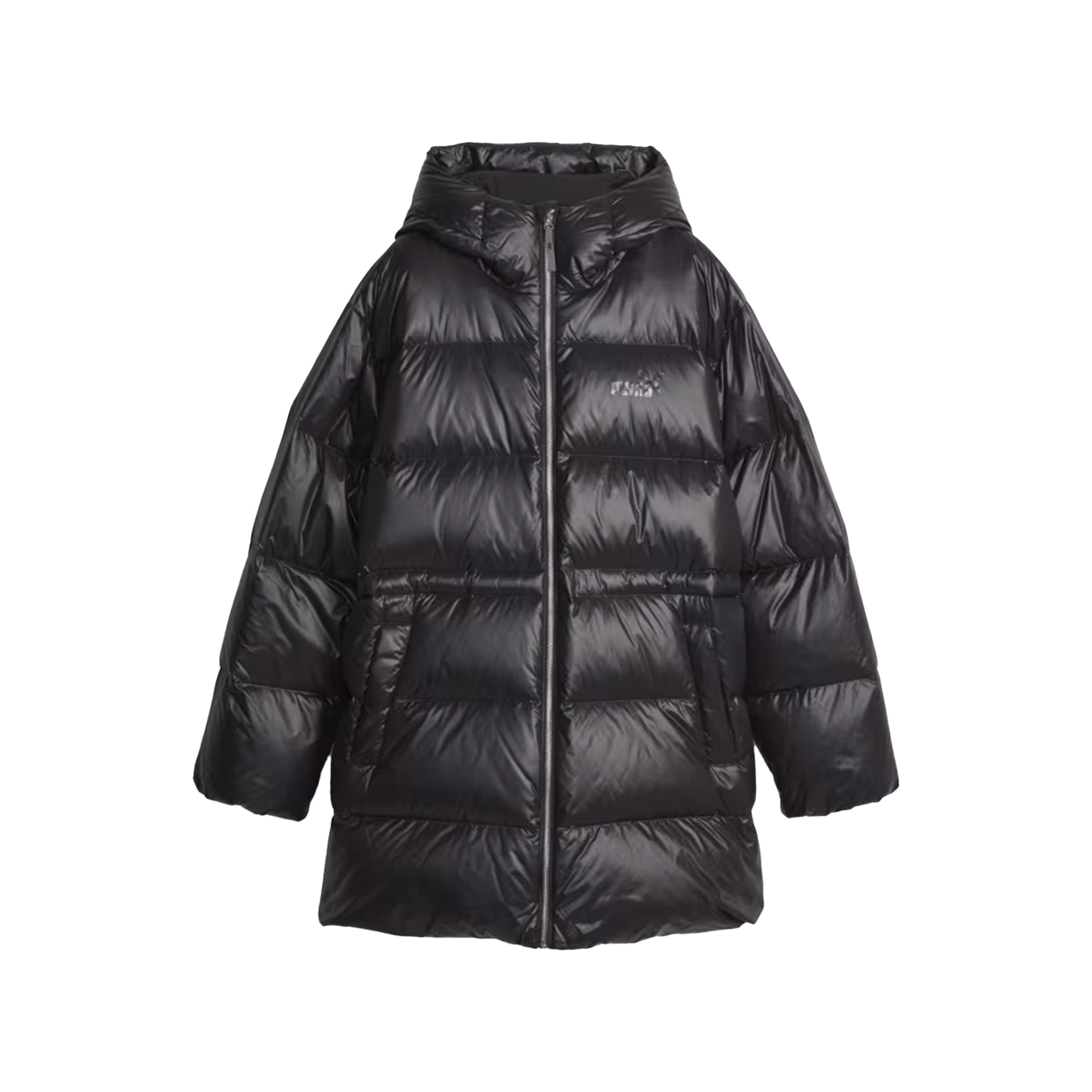 Женская куртка PUMA Style Hooded Down Jacket цвет черный арт