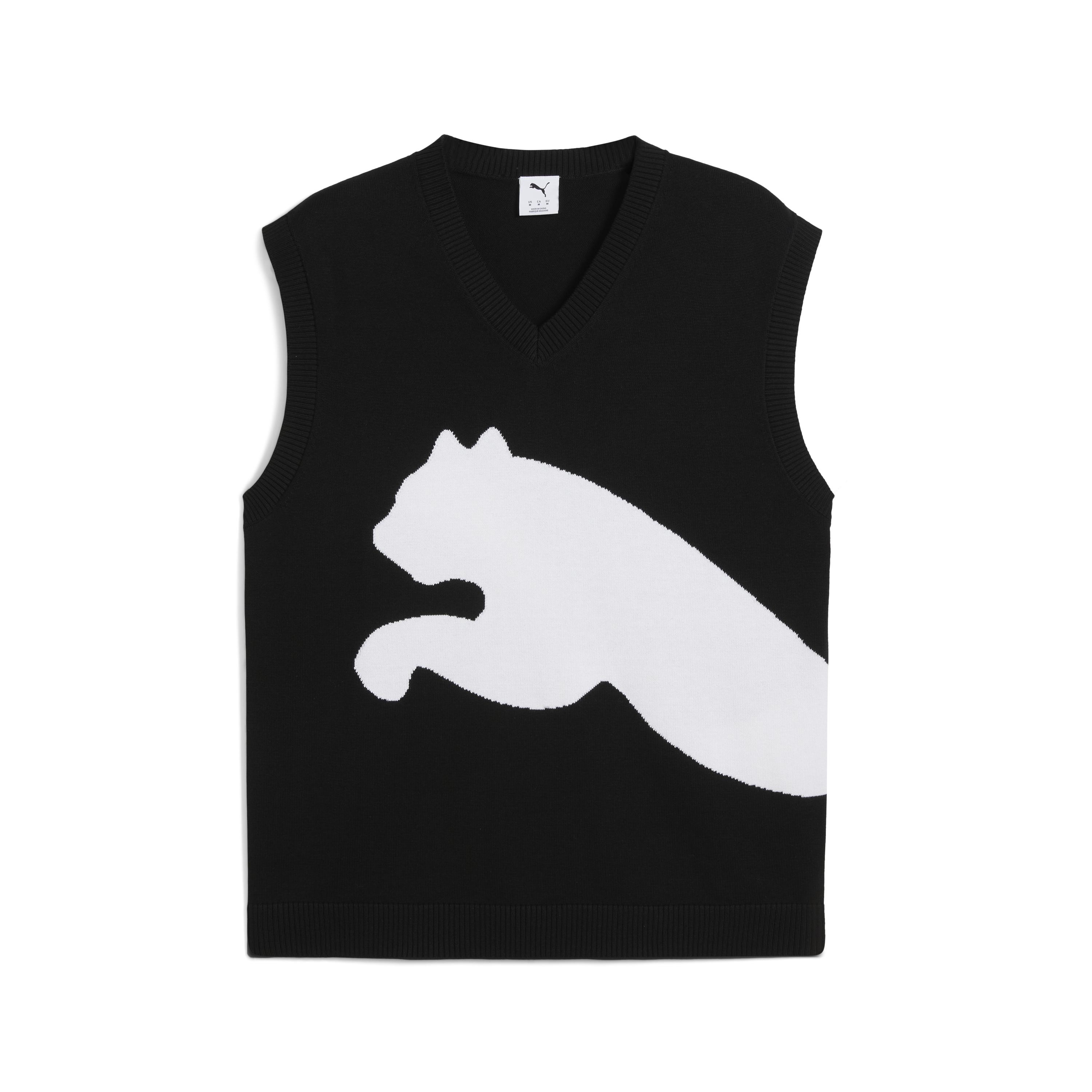 Жилет PUMA FUTURE.PUMA.ARCHIVE Relaxed Graphic Knit цвет черный ...