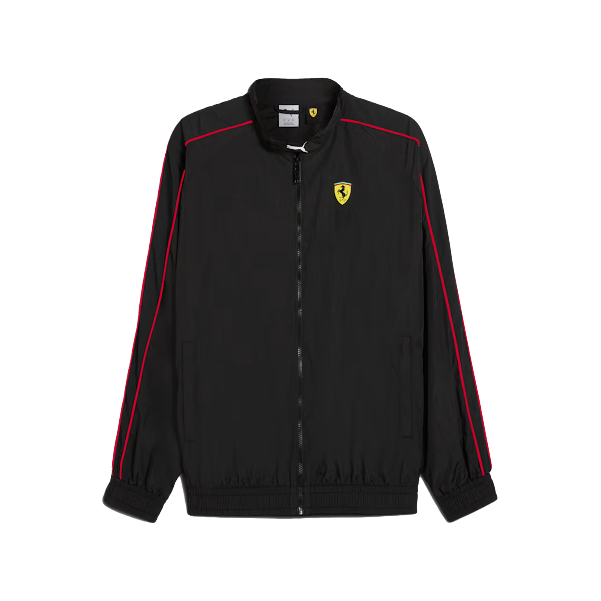 新品 PUMA × Ferrari ジャージ セットアップ S ブラック レッド Мужская олимпийка PUMA Ferrari Race T7 Oversize Jkt цвет черный