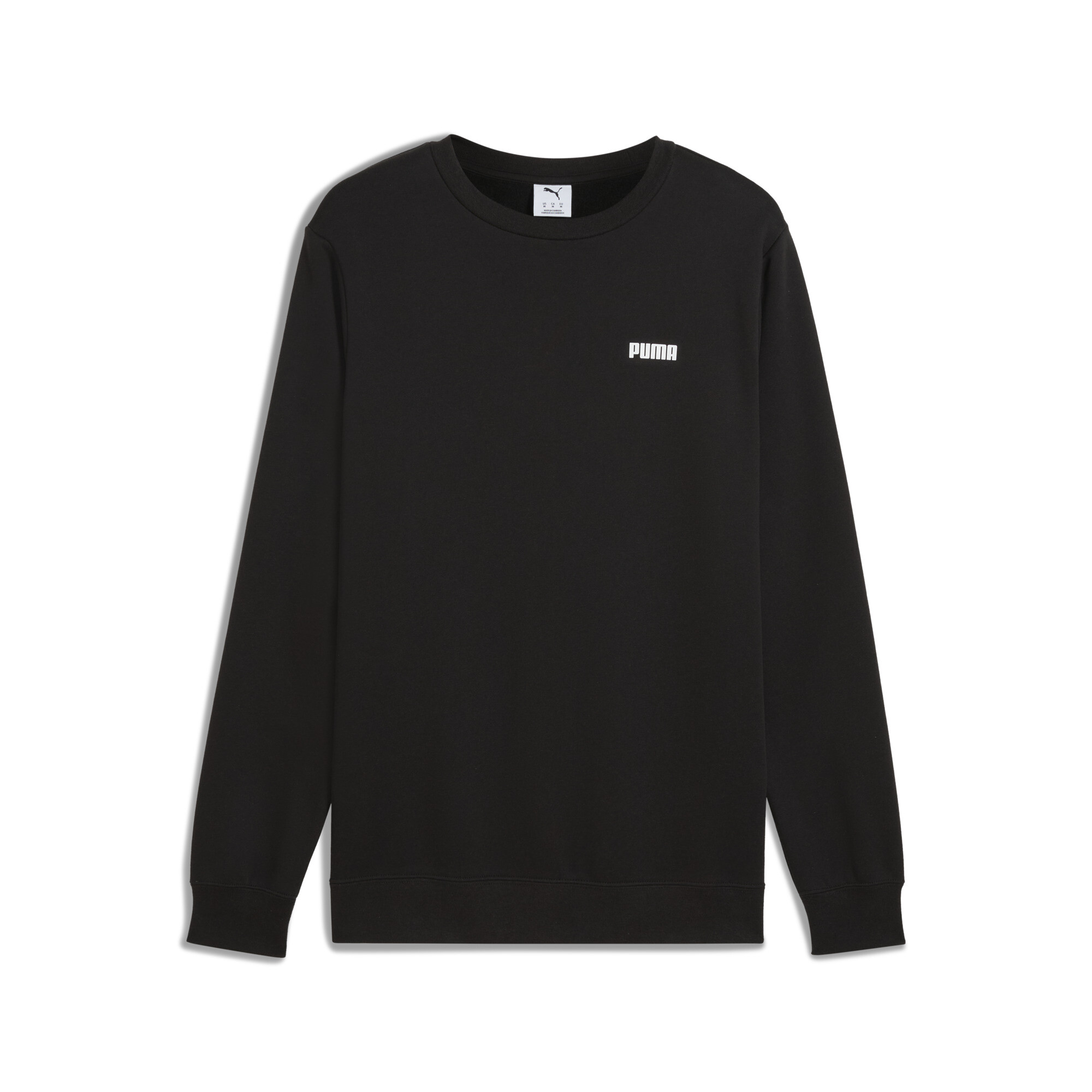 Мужской свитшот PUMA ESS Small Logo Crew FL цвет черный арт