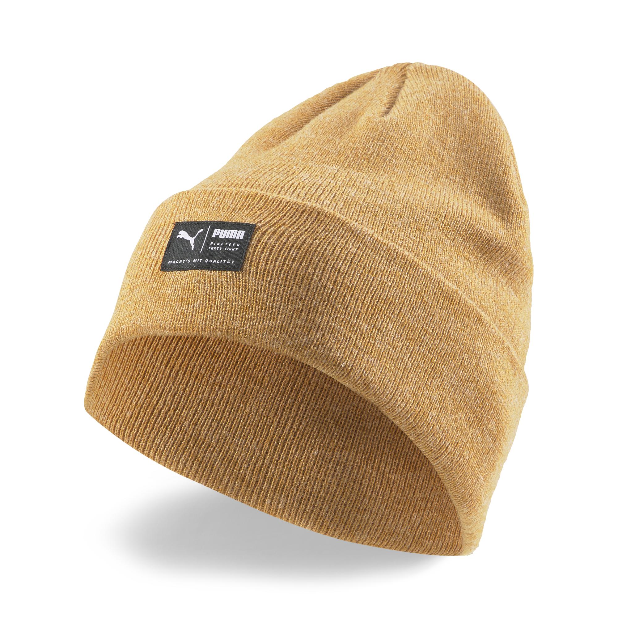 Шапка PUMA ARCHIVE heather beanie цвет коричневый арт 02173922