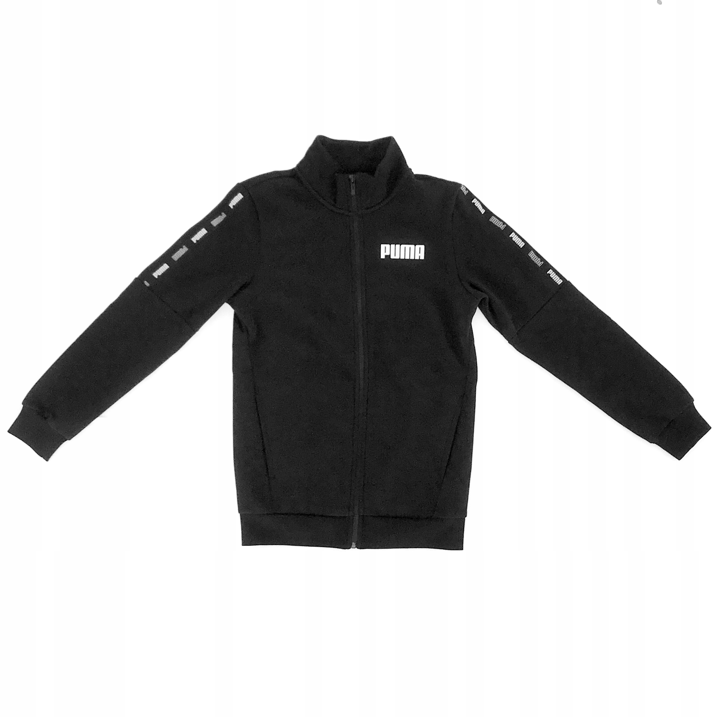 Мужская олимпийка PUMA Tape Full-Zip FL M цвет черный арт 67401601