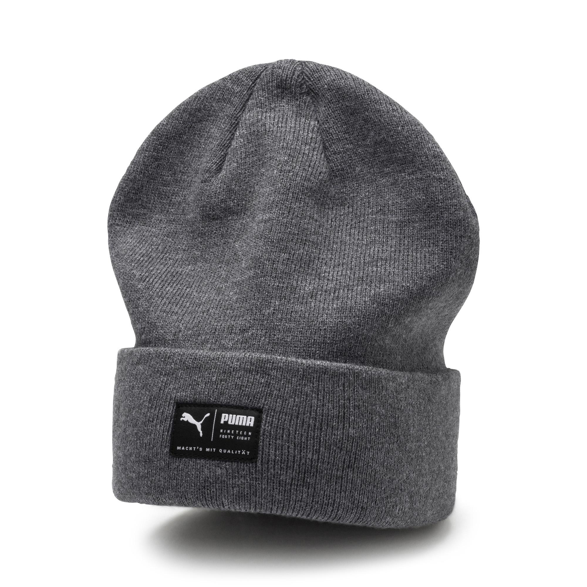 Шапка PUMA ARCHIVE heather beanie цвет серый арт 02173902 - купить