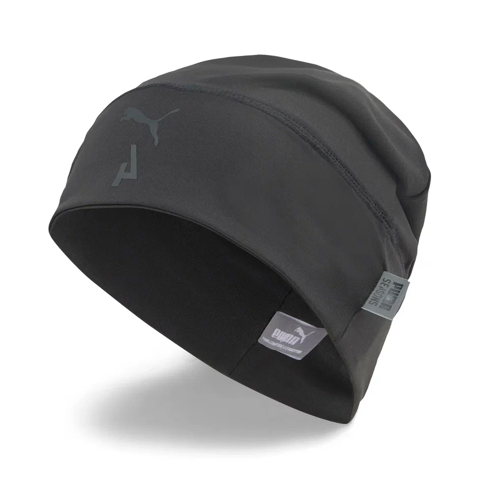 Шапка PUMA SEASONS Beanie цвет черный арт 02408401 - купить в
