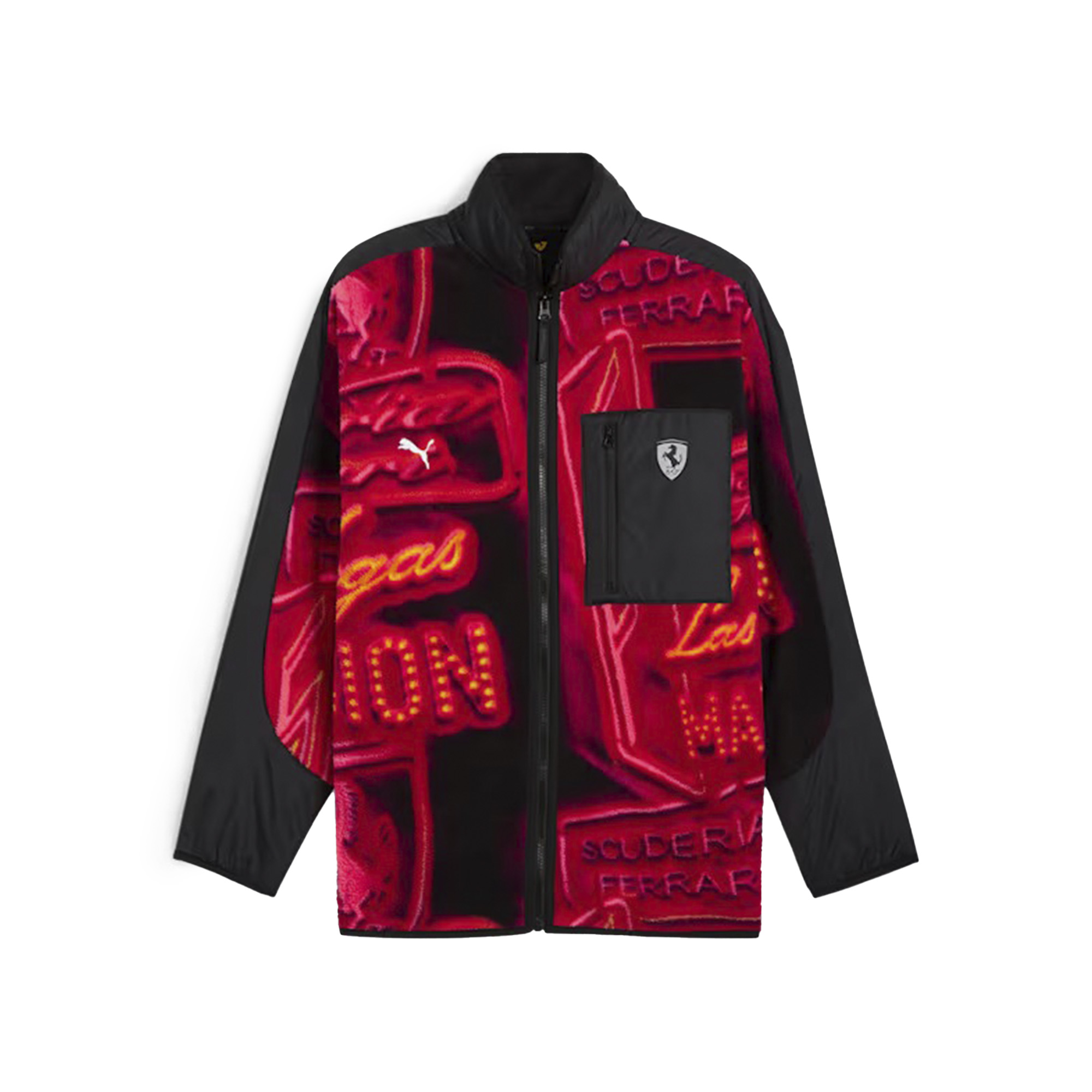 Мужская куртка PUMA Ferrari Race NE Polar Fleece цвет мультиколор