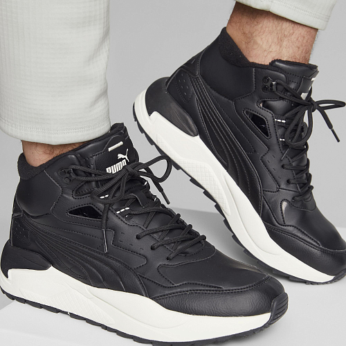 Ботинки PUMA X-Ray Speed Mid WTR L цвет черный арт 38857401