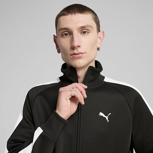 Мужская олимпийка PUMA T7 ALWAYS ON Track Jacket цвет черный арт