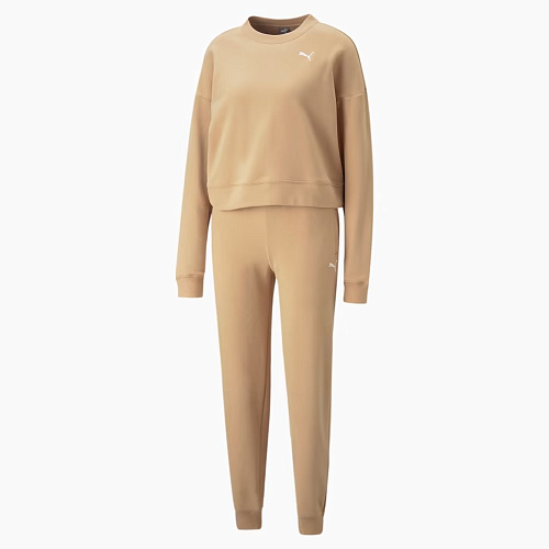 Женский спортивный костюм PUMA Loungewear Suit цвет бежевый 67370289 ...