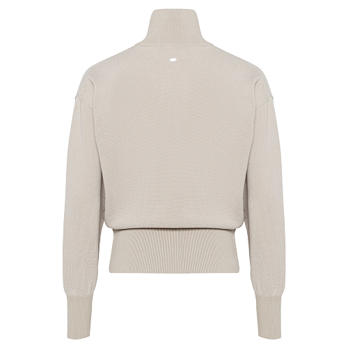 Женская олимпийка PUMA YONA Full-Zip Cardigan цвет бежевый арт