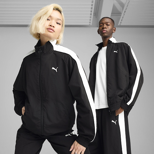 Олимпийка PUMA T7 Oversized Track Jacket цвет черный арт 62959301