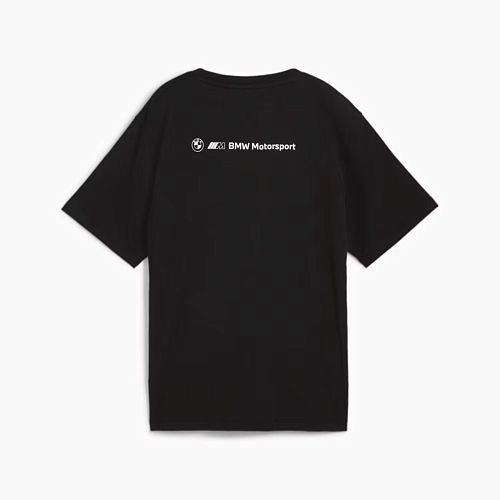 Женская футболка PUMA BMW MMS WMN ESS+ Logo Tee цвет черный Женская футболка PUMA BMW MMS WMN ESS+ Logo Tee цвет черный