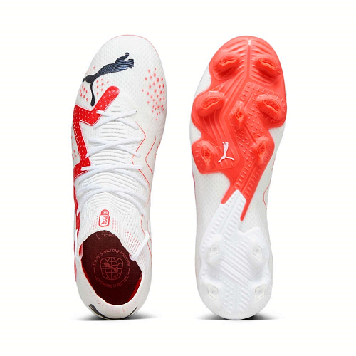 Мужские бутсы PUMA FUTURE ULTIMATE FG/AG цвет белый арт 10735501