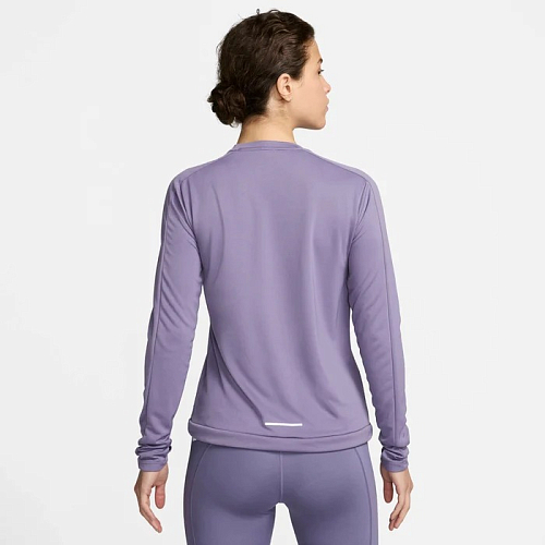 エクササイズグッズ NIKE Женский лонгслив Nike DF PACER CREW цвет фиолетовый арт DQ6379-509
