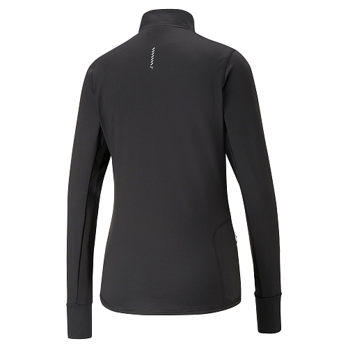 Женский лонгслив PUMA RUN FAVORITE 1/4 ZIP W цвет черный арт