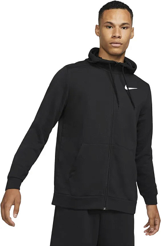 Мужская толстовка Nike Dri-FIT Full-Zip Training цвет черный арт