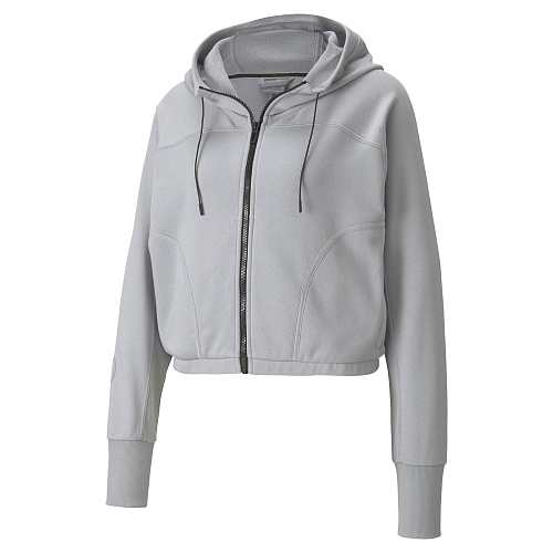 Puma hoodie womens grey best sale