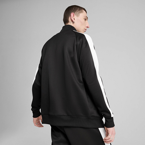 Мужская олимпийка PUMA T7 ALWAYS ON Track Jacket цвет черный арт