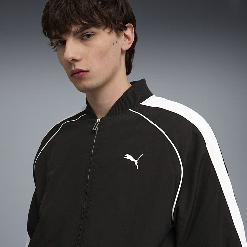 Мужская олимпийка PUMA T7 Bomber цвет черный арт 63502201 - купить