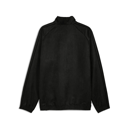 Мужская олимпийка PUMA T7 Suede Track Jacket цвет черный арт