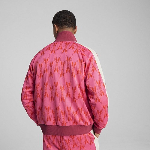 Мужская олимпийка PUMA The NeverWorn T7 Jacket цвет розовый арт