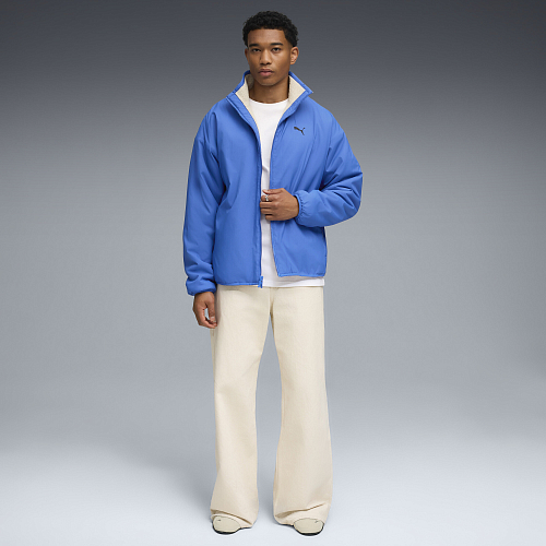 Мужская олимпийка PUMA Reversible Sherpa Jacket цвет бежевый арт