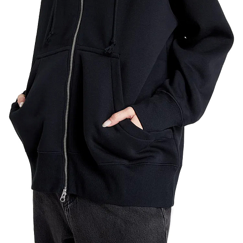 Женская толстовка Nike PHNX FLC FZ OS HOODIE цвет черный арт