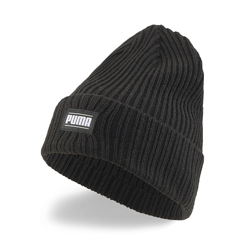 帽子 CALME _loose fit beanie BLACK Шапка PUMA Ribbed Classic Cuff Beanie цвет черный арт 02403801