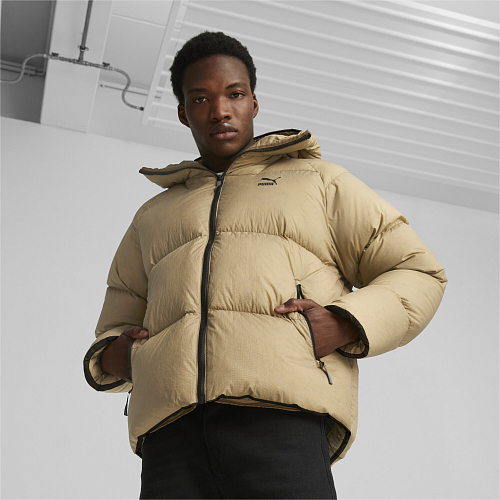 Мужская куртка PUMA Classics Oversized Puffer цвет бежевый арт
