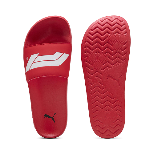 Мужские шлепанцы PUMA F1 Leadcat 2.0 Logo цвет красный 30884602 ...