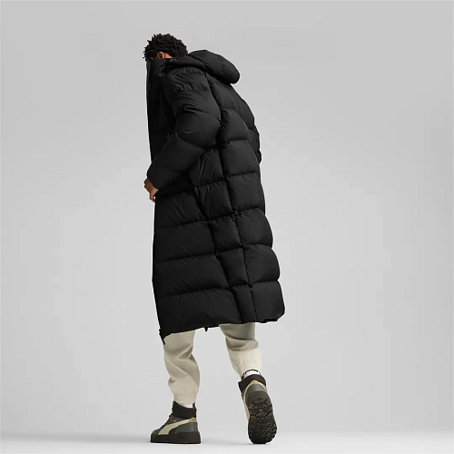 Мужская куртка PUMA Long Hooded Down Coat цвет черный арт 62646701